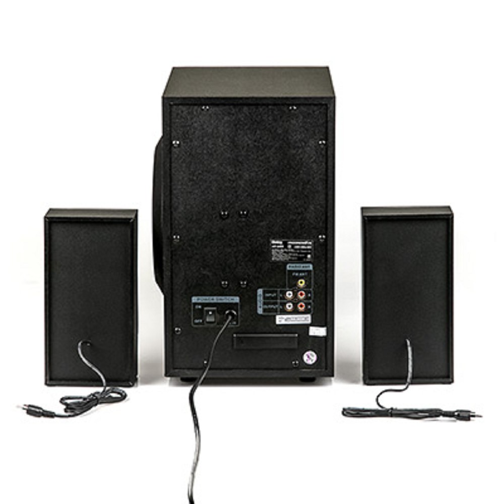 Dialog Progressive AP-240B BLACK - акустические колонки 2.1, 50W+2*10W RMS, Bluetooth, USB+SD reader