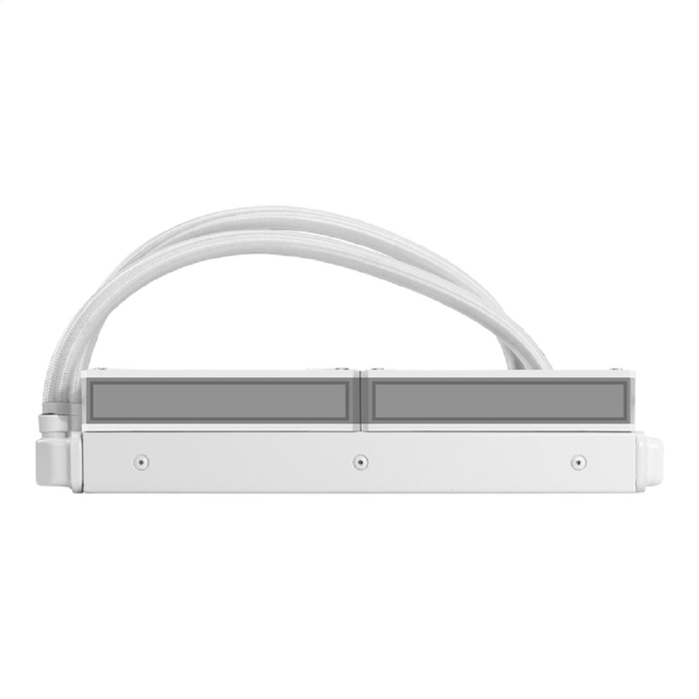 Exegate EX301478RUS Комплект водяного охлаждения ExeGate DigitalFreezer-240.PWM.ARGB.White (3 PIN 5V ADDRESSABLE RGB подсветка, LGA1954/1851/1700/1200/115x/2066/2011/AM5/AM4, TDP 260W, 2x Fan 120mm 4p