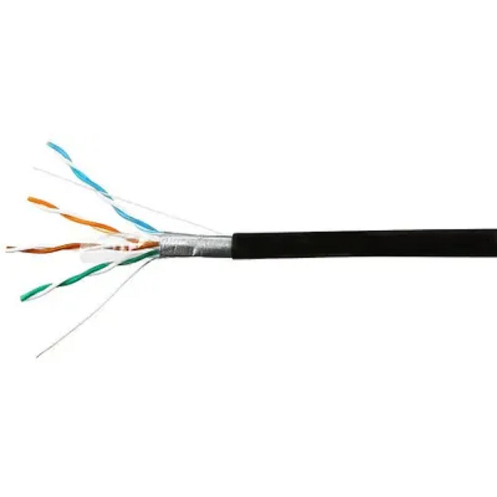 Повреждение упаковки SkyNet Кабель Standart FTP outdoor 4x2x0,48, медный, FLUKE TEST, кат.5e, однож., 100 м, box, черный [CSS-FTP-4-CU-OUT/100]