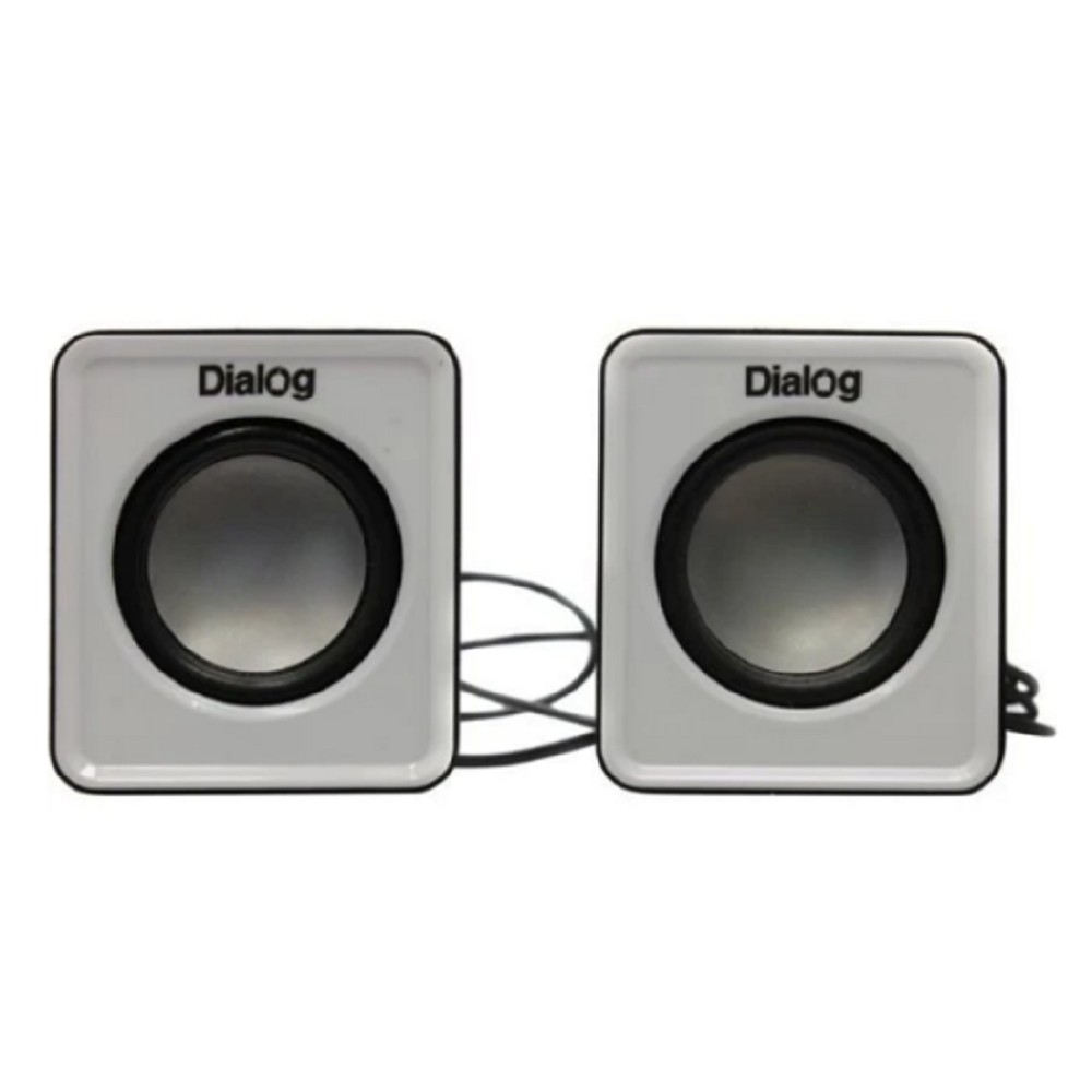 Dialog Colibri AC-02UP BLACK-WHITE {акустические колонки 2.0, 5W RMS, питание от USB}