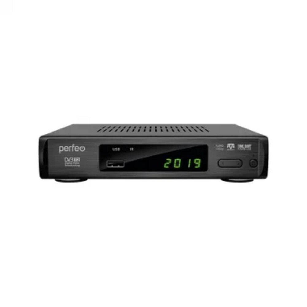 Повреждение упаковки Perfeo DVB-T2/C приставка "LEADER" для цифр.TV, Wi-Fi, IPTV, HDMI, 2 USB, DolbyDigital, пульт ДУ [PF_A4412]