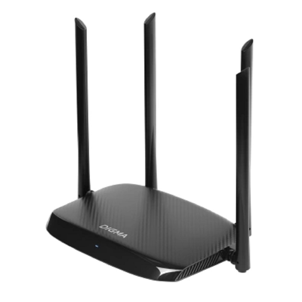 Digma DWR-AC1202 Роутер беспроводной AC1200 10/100/1000BASE-TX черный