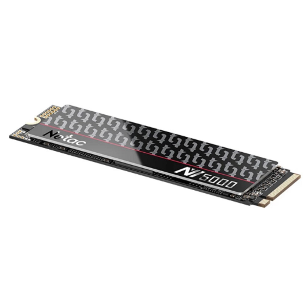 Netac NV5000t 500Gb [NT01NV5000t-500-E4X] M.2 2280, PCI-E 4.0 x4, 3D NAND, 4800/2700MBs, NVMe 1.4, 320TBW, с радиатором
