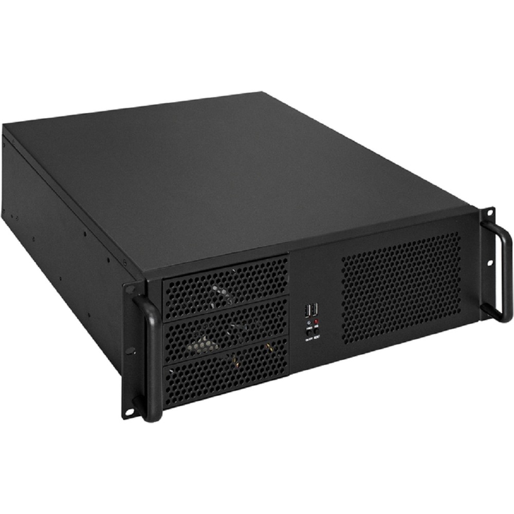 Exegate EX299998RUS Серверный корпус ExeGate Pro 3U390-08 <RM 19", высота 3U, глубина 390, БП 1100PAS, USB>