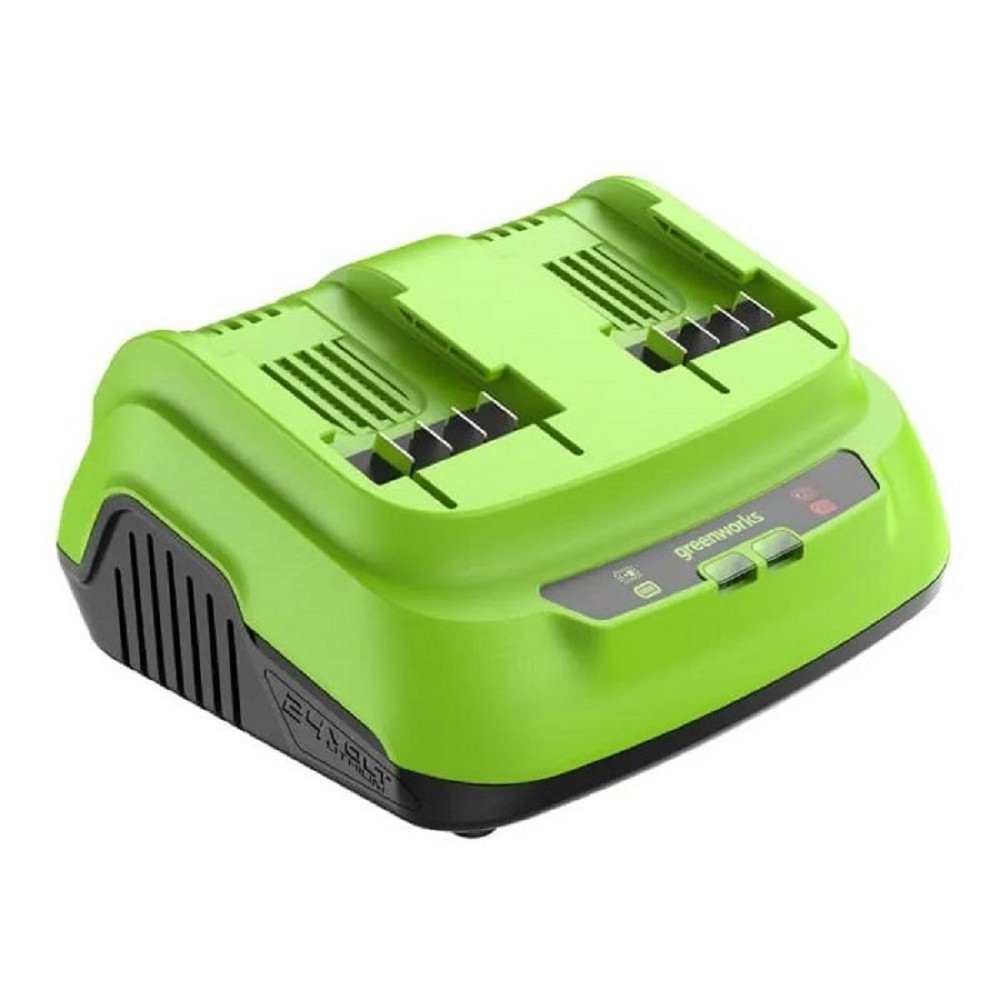 Greenworks G24X2C8 Ультрабыстрое двойное зарядное устройство , 24V, 8A [2958807]