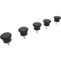 Feet Brt FootSet35     Набор заглушек Бюрократ FootSet35 черный для паркета/ламината