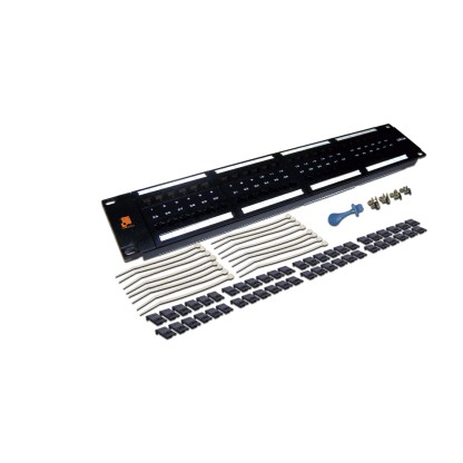 Патч-панель Lanmaster LAN-PPL48U5E 19" 2U 48xRJ45 кат.5e UTP
