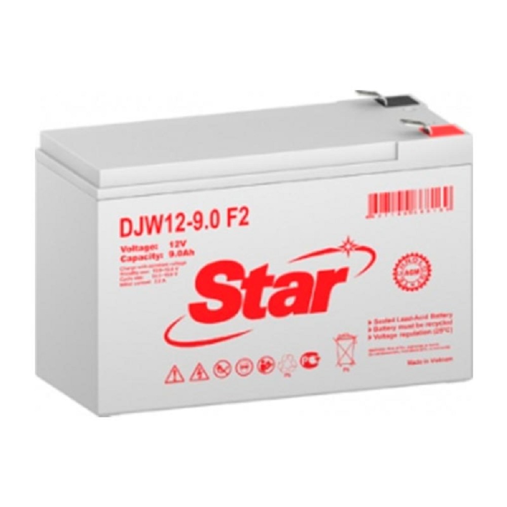 STAR Батарея DJW12-9.0 F2 (12V/9Ah)