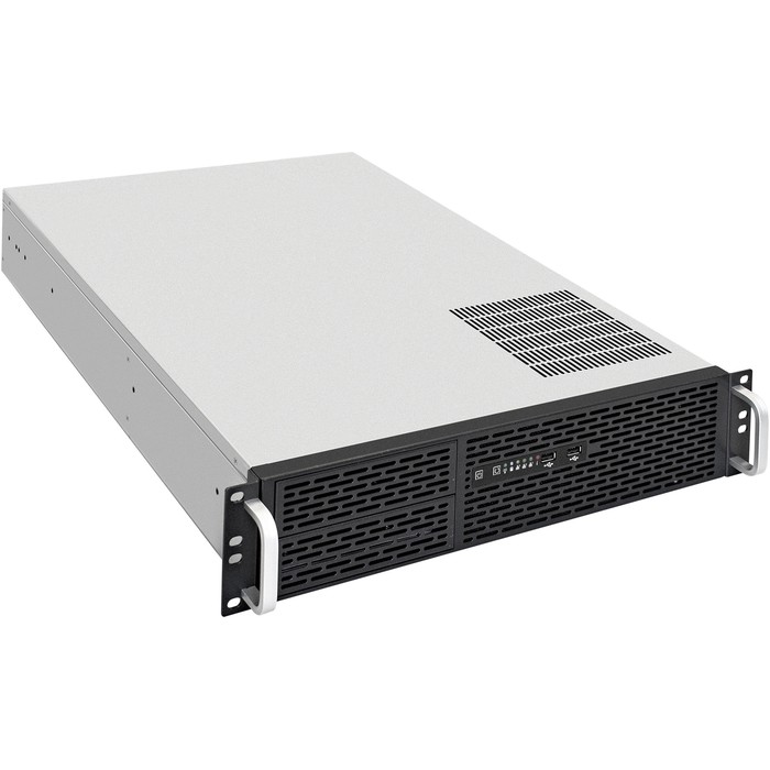 Exegate EX293348RUS Серверный корпус ExeGate Pro 2U650-06/2U2098L <RM 19", высота 2U, глубина 650, БП 1200ADS, USB>