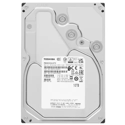 10TB Toshiba Enterprise Capacity (MG06SCA10TE) {SAS-III, 7200 rpm, 256Mb buffer, 3.5"}