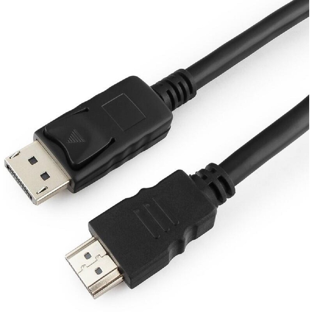 Кабель DisplayPort-HDMI Gembird/Cablexpert  1,8м, 20M/19M, черный, экран, пакет (CC-DP-HDMI-6)