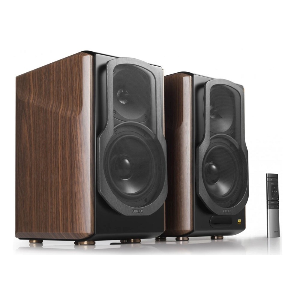Edifier S2000MKIII,  brown {2 x 65W RMS, 45-30000Гц, дерево, пульт ДУ, Bluetooth V5.0} 