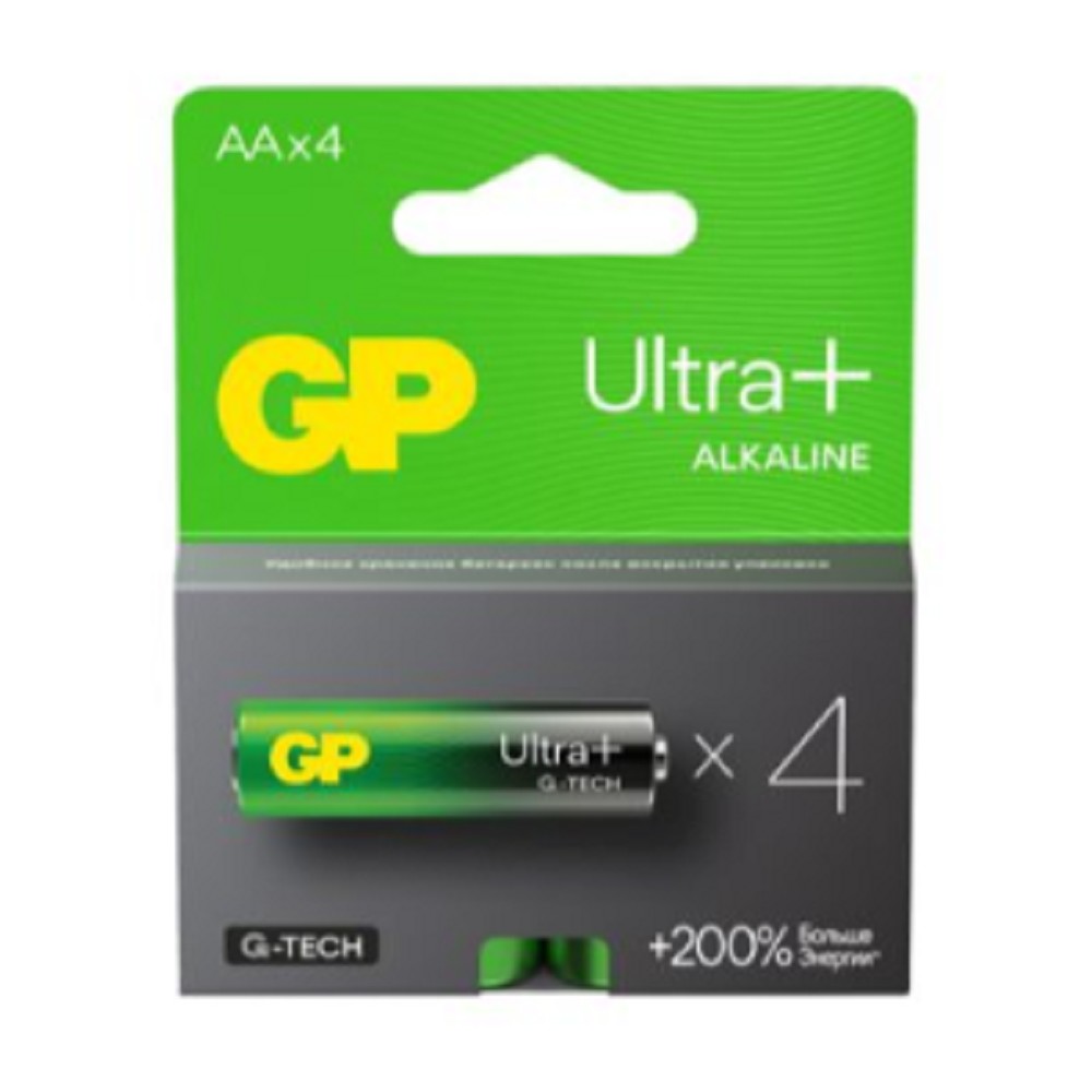 Повреждение упаковки GP 15AUPA21-2CRSB4 40/320 G-tech GP Ultra Plus (4 шт.в уп-ке)