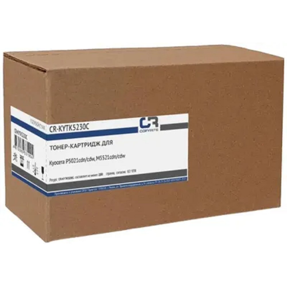 Картридж лазерный CopyRite CR-KYTK5230C TK-5230C голубой (2200стр.) для Kyocera P5021cdn/cdw/ M5521c