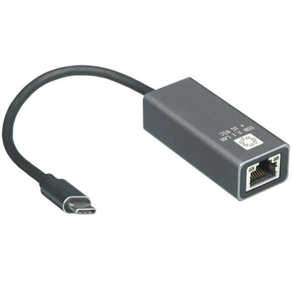 5bites Кабель-адаптер UA3C-45-14BK USB3.1 / RJ45 1G / AL / GREY