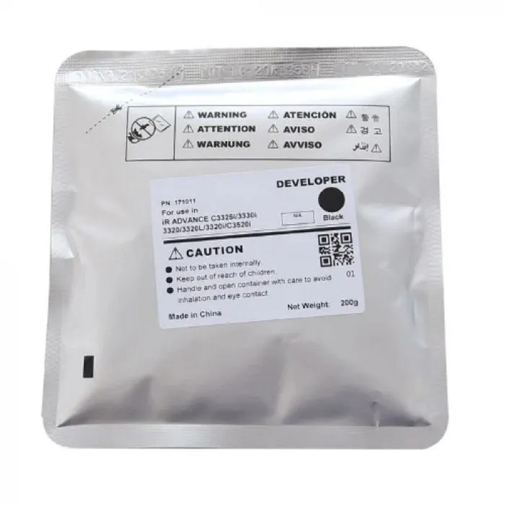 Девелопер для CANON iR ADVANCE C3320/3325i/3330/3525i/3530i (CET) Black, 200г, 240000 стр., CET171011