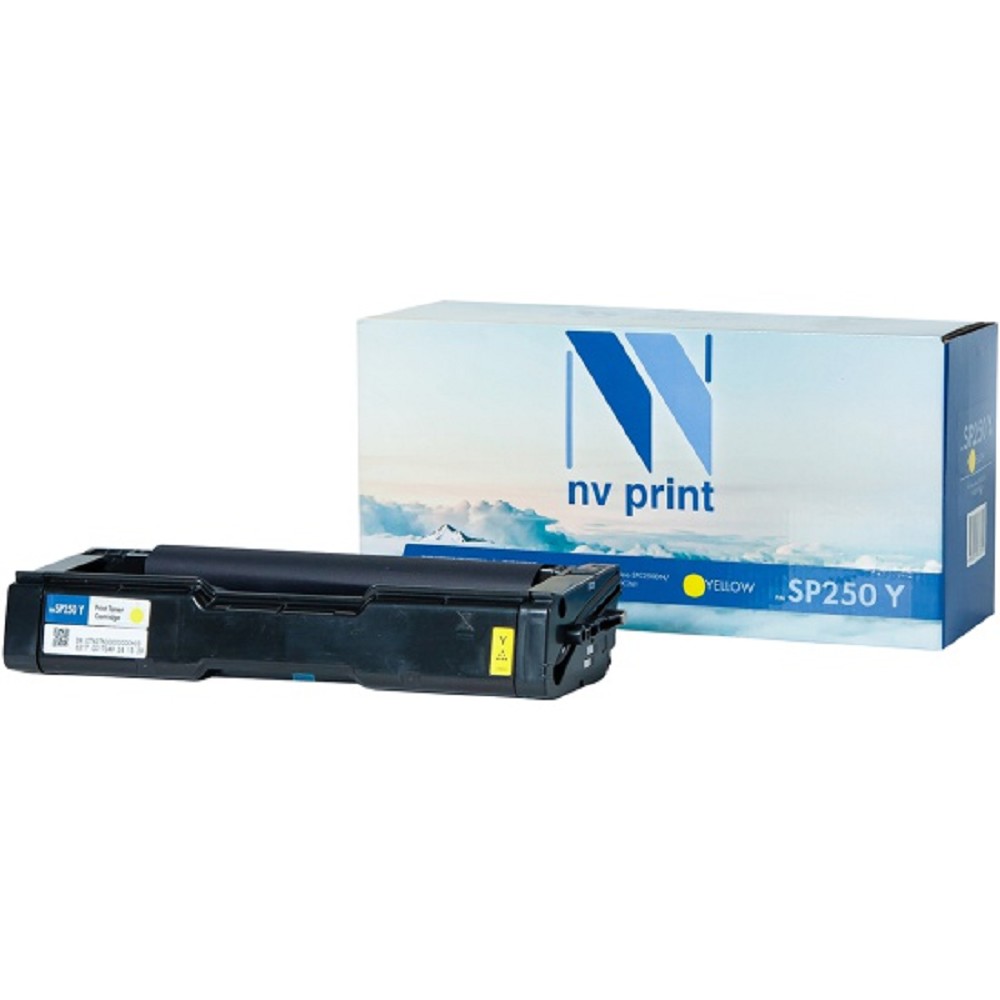 Повреждение упаковки NV Print  SPC250EY Картридж для Ricoh Aficio SPC250DN/SPC260/SPC261,  Yellow,  (1600k)