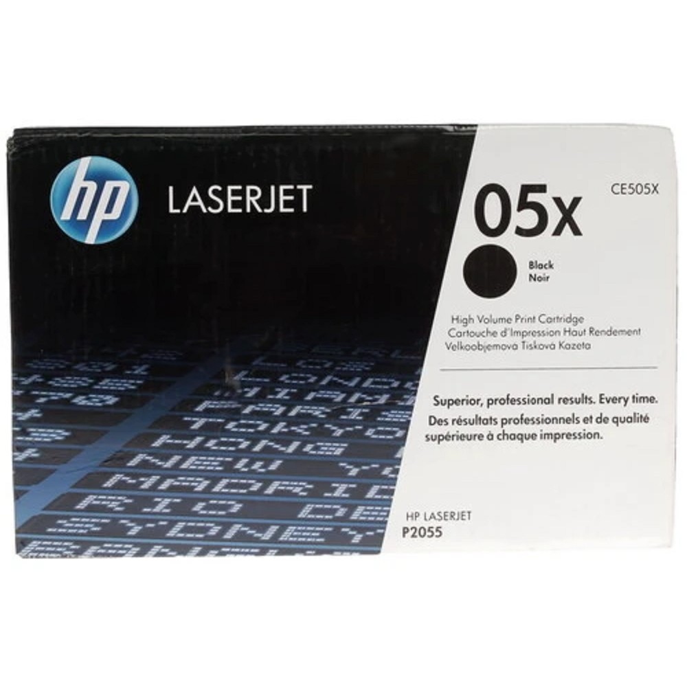 HP CE505X Картридж ,Black{LJ P2055, Black, (6500стр.)}