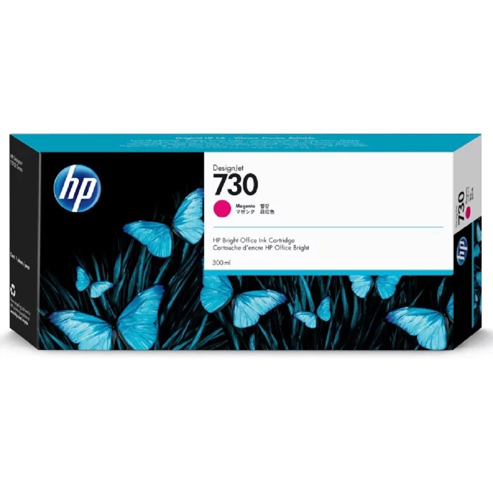 HP 730 P2V69A Картридж HP красный   {HP DesignJet T1700, (300 мл)}