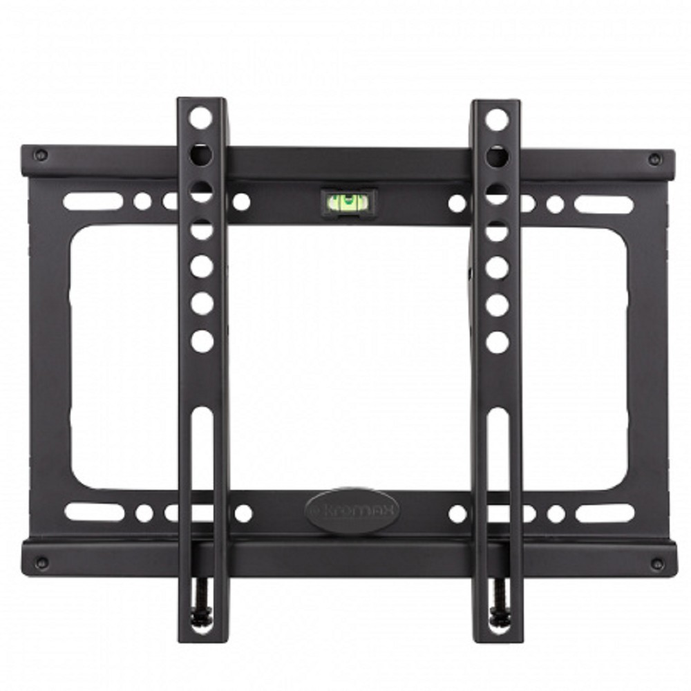 Kromax IDEAL-5 new black,  Кр. стал. наст. для TV 15"-47", max 35 кг, 0 ст св., от ст. 20 мм, max VESA 200x200 мм.