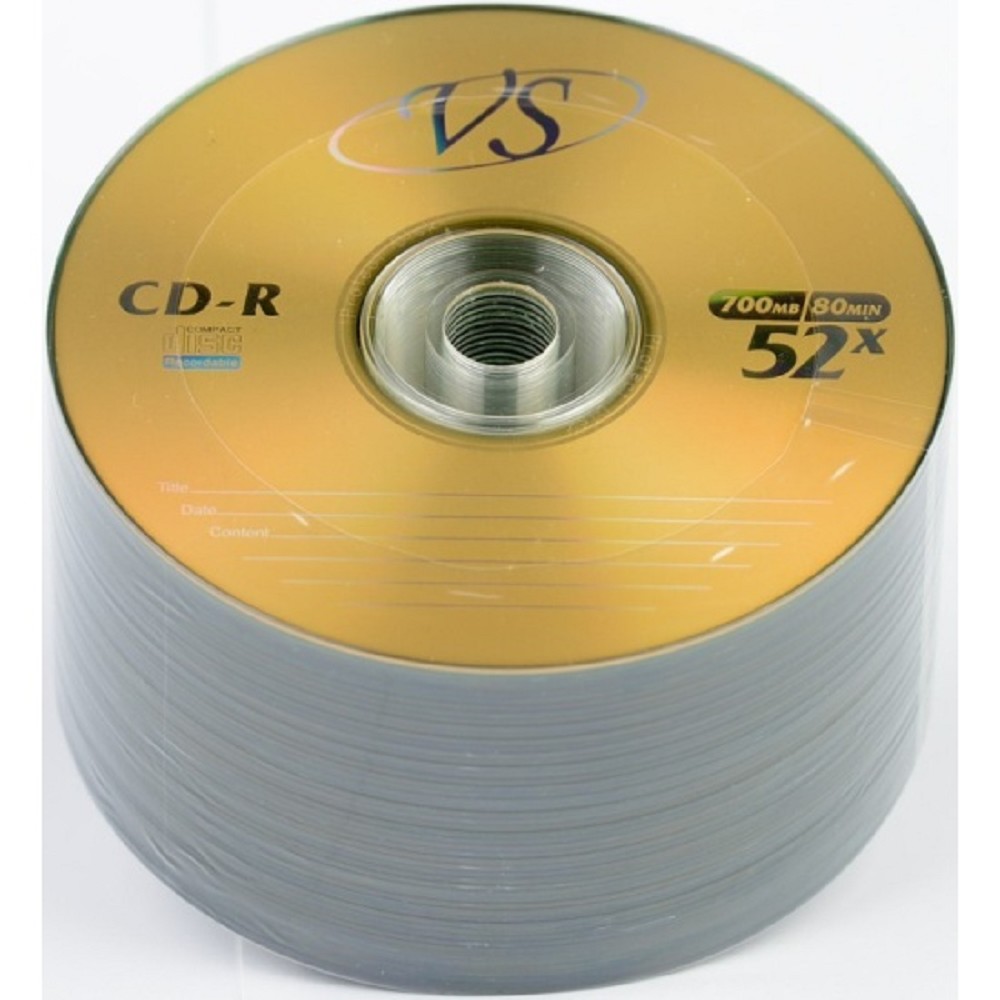 Диски VS CD-R 80 52x Bulk/50 (620137)