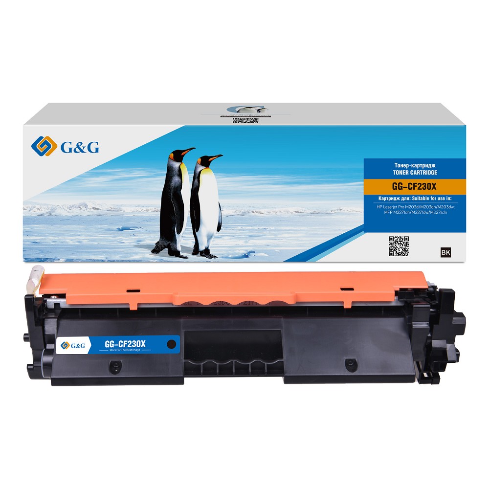 Тонер-картридж G&amp;G, GG-CF230X  аналог HP CF230X 3.5k с чипом