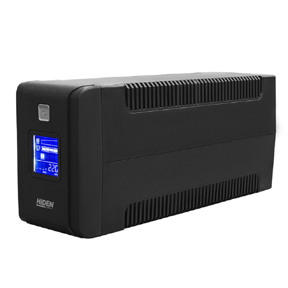 ИБП HIDEN EXPERT ULI600C 600ВА/360Вт {Линейно-интерактивный,4xIEC C13 LCD, USB, встроенный АКБ 1x12B/7Ач}