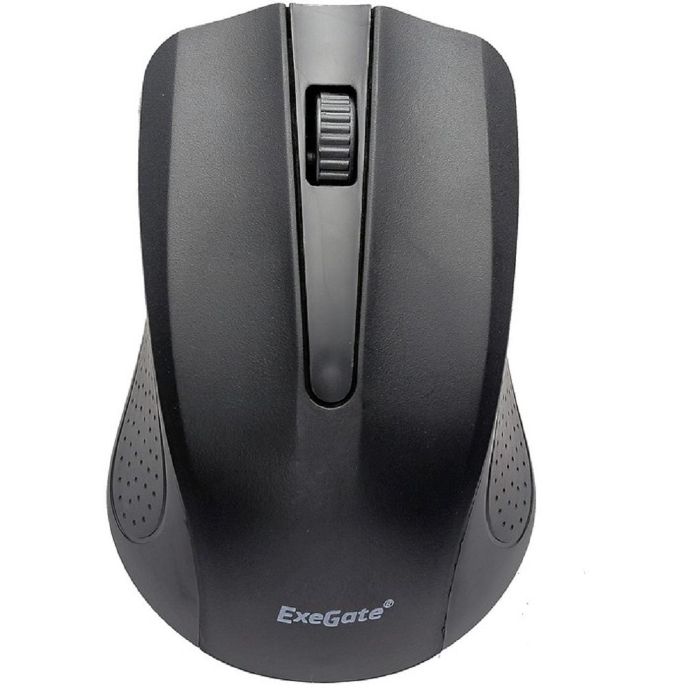 Exegate EX279045RUS Беспроводная мышь ExeGate SR-9023 <black, optical, 3btn/scroll, 1200dpi, USB> Color box