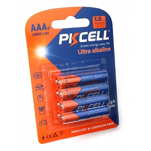 PKCELL LR03-8B (8 шт в уп-ке)