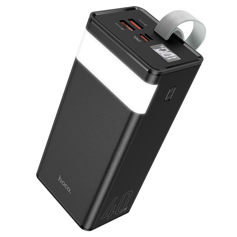 Повреждение упаковки Hoco J86 Портативный аккумулятор, 40000mAh, 3A, черный  (59214)        