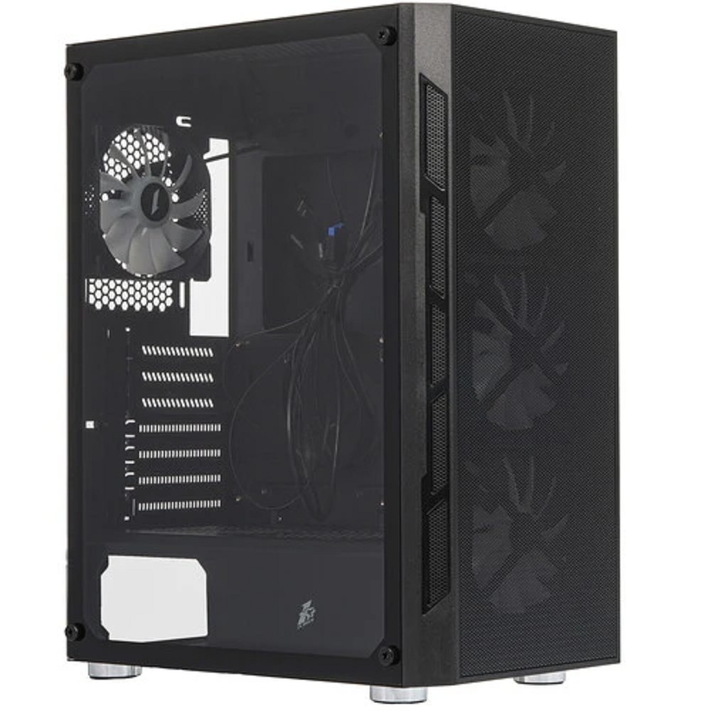 1STPLAYER FIREBASE XP Black / ATX / 4x120mm LED fans / XP-BK-4F1