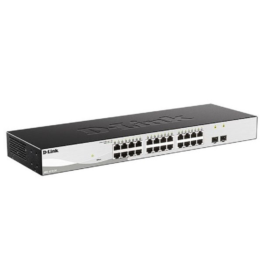 D-Link DGS-1210-26/F3A Управляемый L2 коммутатор с 24 портами 10/100/1000Base-T и 2 портами 1000Base-X SFP