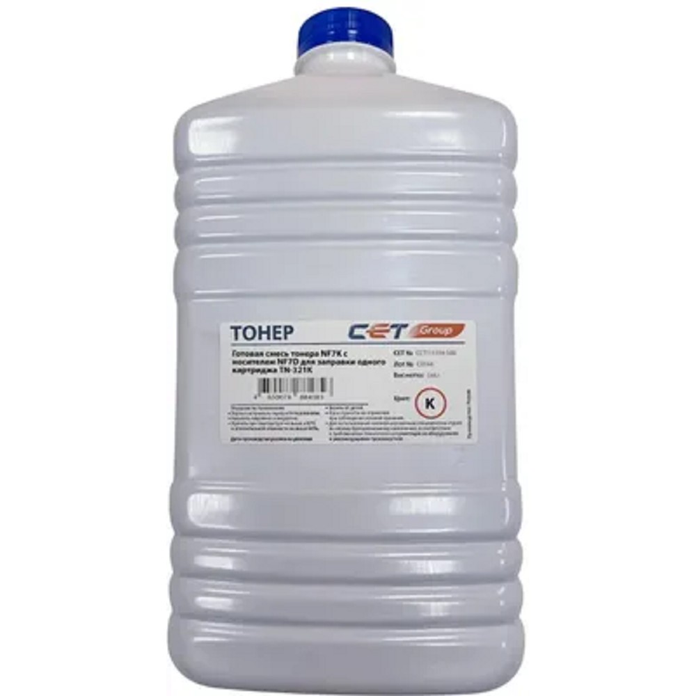 Тонер NF7K + носитель NF7D TN-321/322/324/711K/712 для KONICA MINOLTA Bizhub 224e/C224/284/364 (Japan) Black, 544г/бут, CET111116-544, TN-321K/322