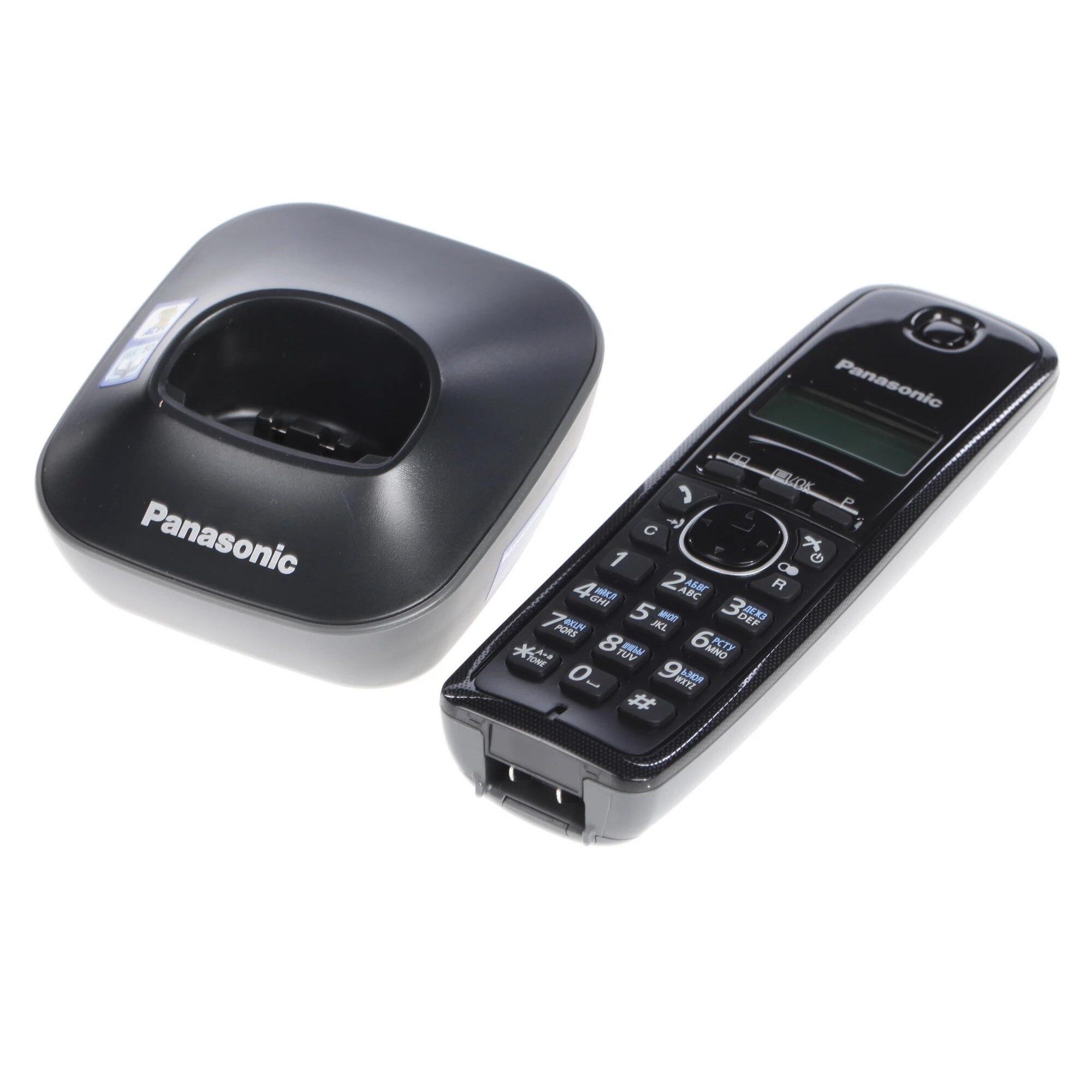 Panasonic KX-TG1611RUH (серый) {АОН, Caller ID,12 мелодий звонка,подсветка дисплея,поиск трубки}