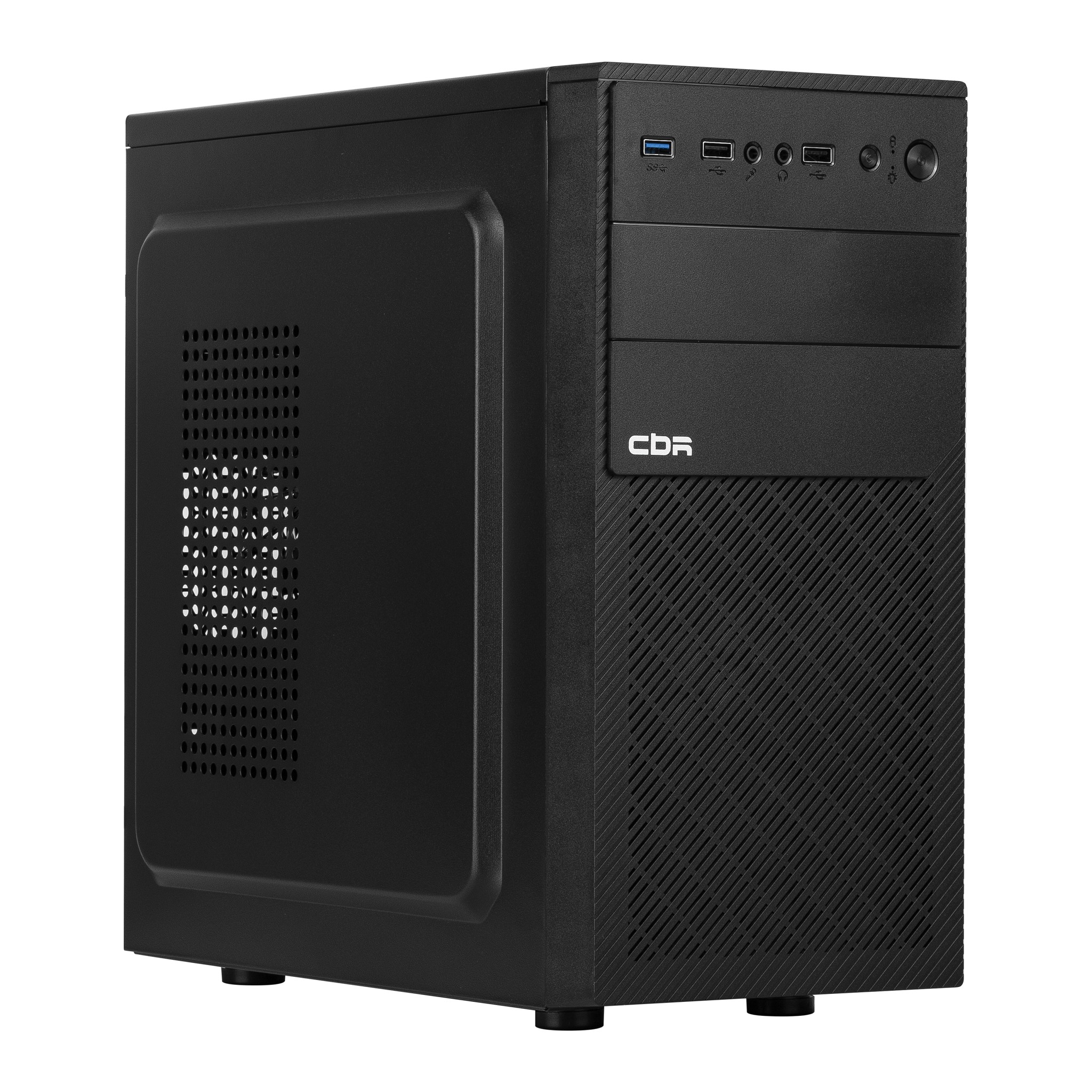 CBR Корпус mATX Minitower RD850, без БП, 1*USB 3.0, 2*USB 2.0, HD Audio+Mic, Black [PCC-MATX-RD850-WPSU]