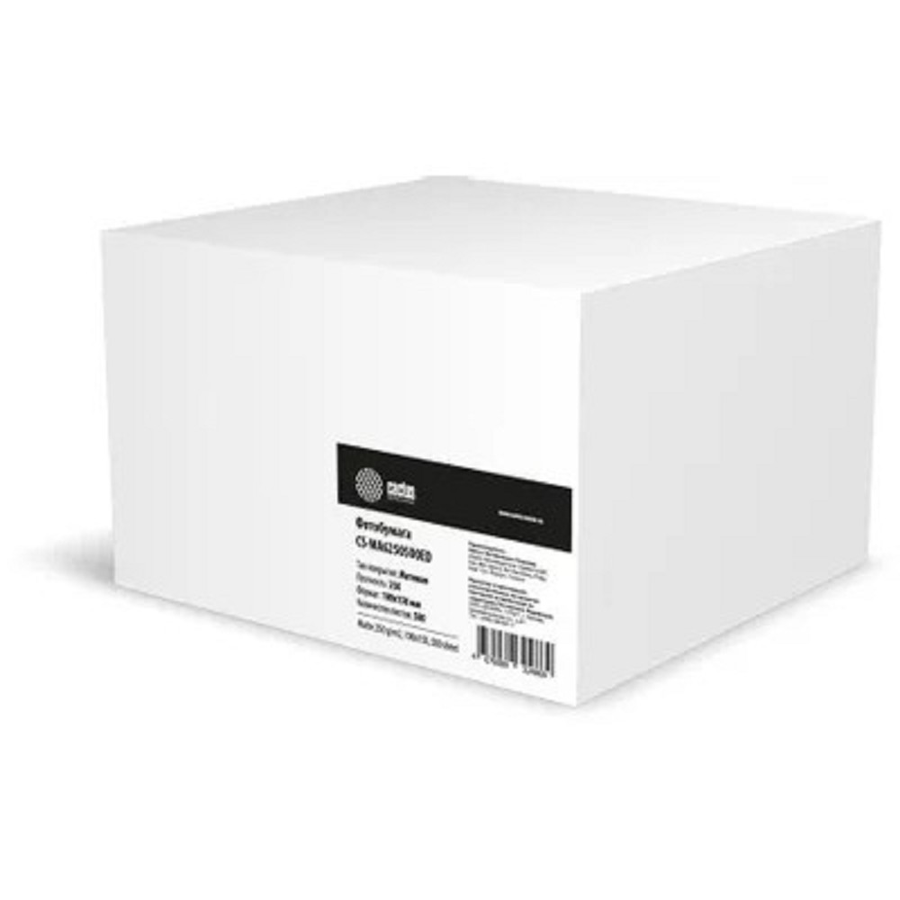 Фотобумага Cactus CS-MA6250500ED, A6, для струйной печати, 500л, 250г/м2, белый, покрытие матовое /матовое