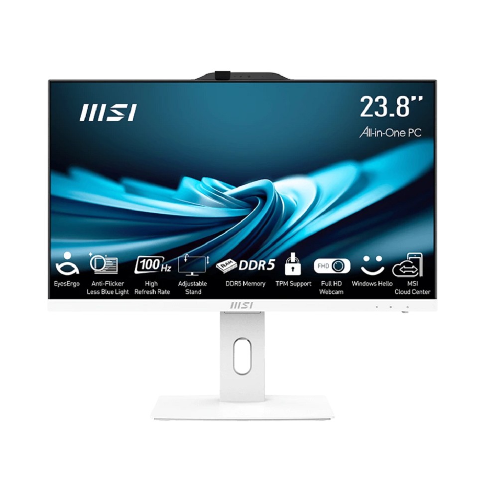 MSI Pro AP242P 14M-663RU [9S6-AE0622-837] White 23.8" {Full HD i5 14400 /16Gb /SSD512Gb/ UHDG 730/ Windows 11 Pro/KBM}
