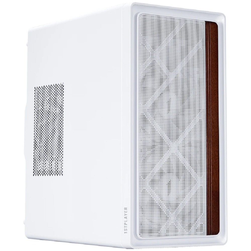1STPLAYER Корпус WD1 White / mATX / 3x120mm fans / WD1-WH-3F-W