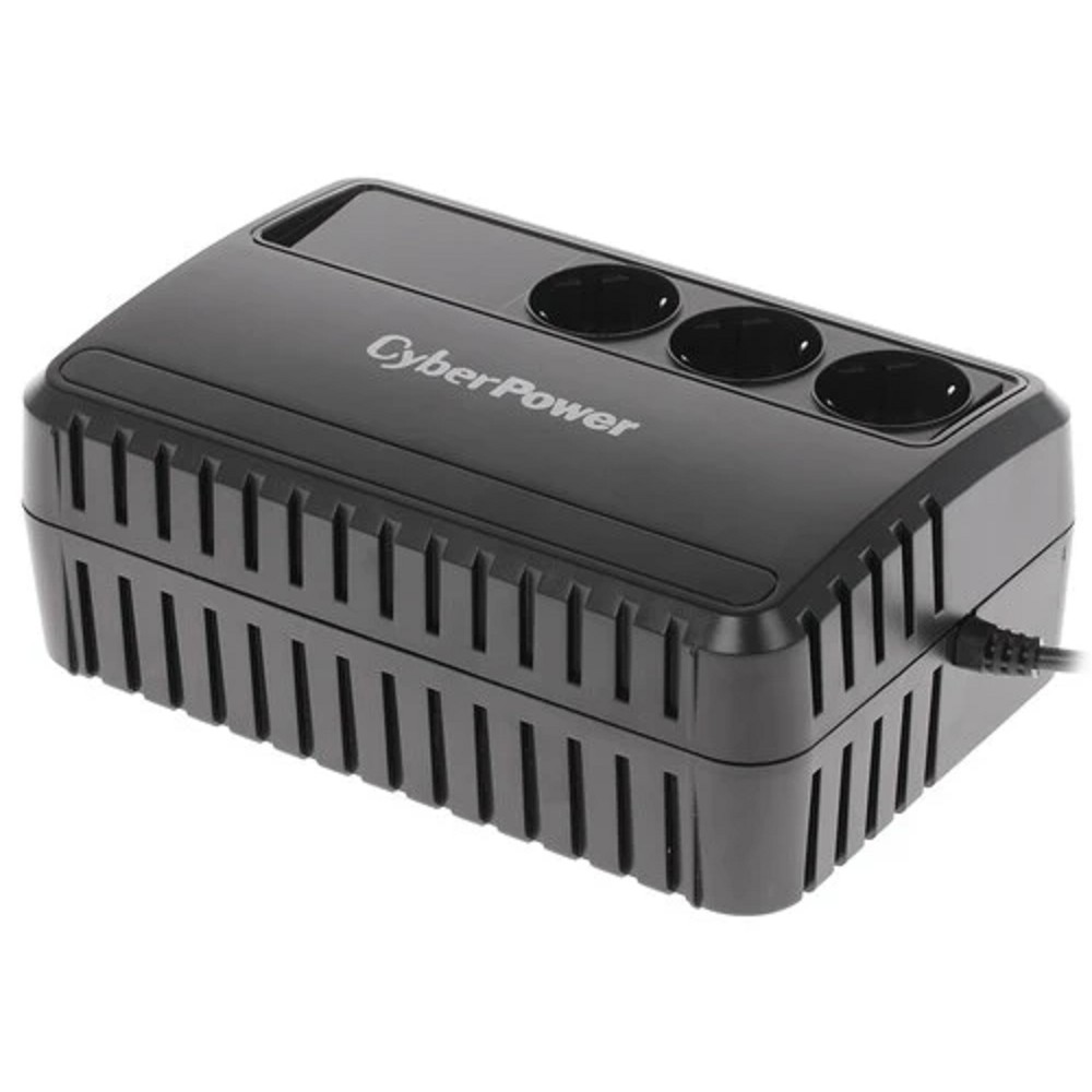 ИБП CyberPower BU600E {Line-Interactive, 600VA/360W (3 EURO), 12В/5 Ач х 1}