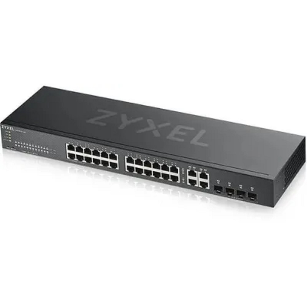 ZYXEL GS1920-24V2-EU0101F Гибридный Smart коммутатор NebulaFlex GS1920-24v2, 24xGE, 4xCombo (SFP/RJ-45), бесшумный, автономное/облачное управление