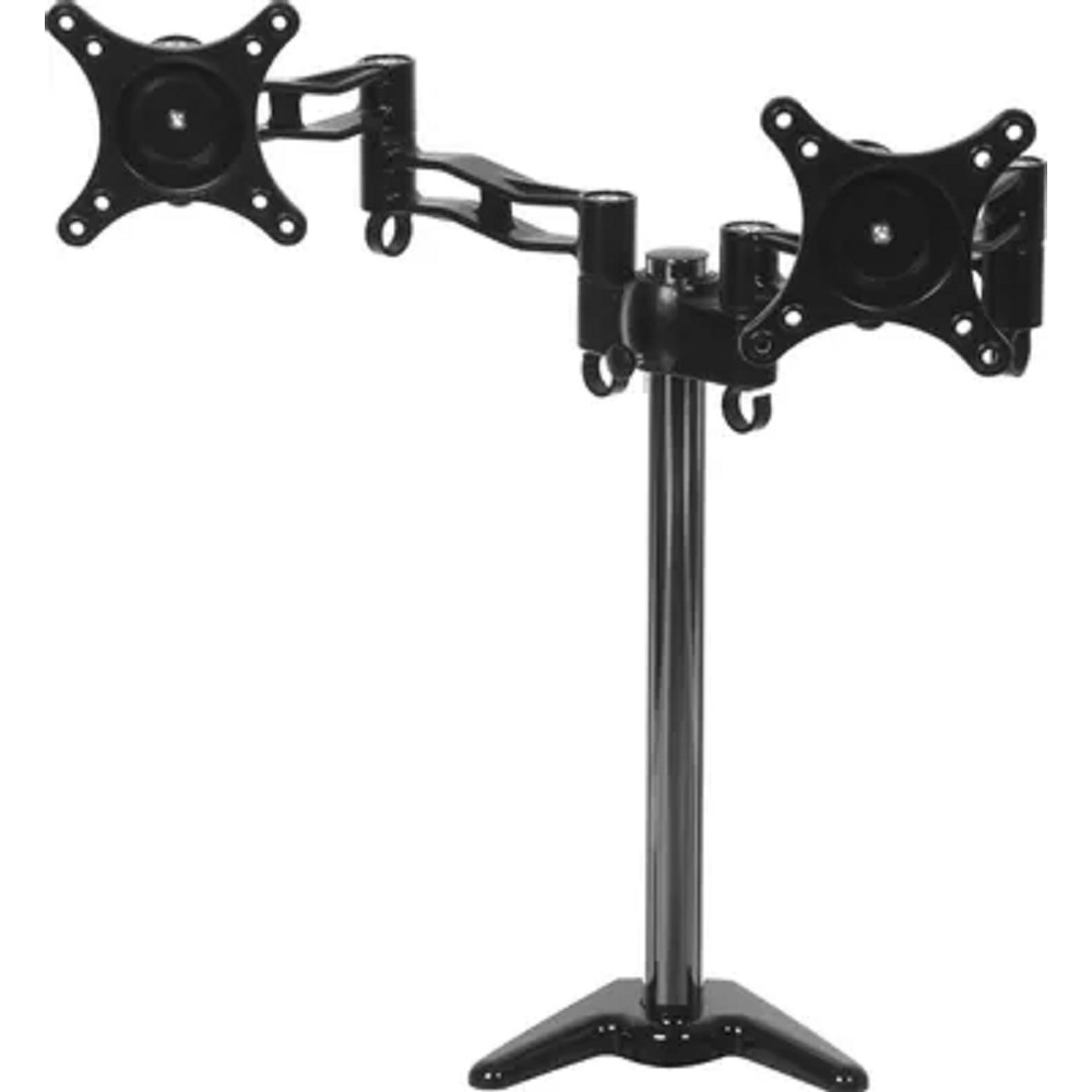 Cactus CS-VM-D08-BK черный Кронштейн для 2-х мониторов 13"-27" макс.8кг настольный поворот и наклон