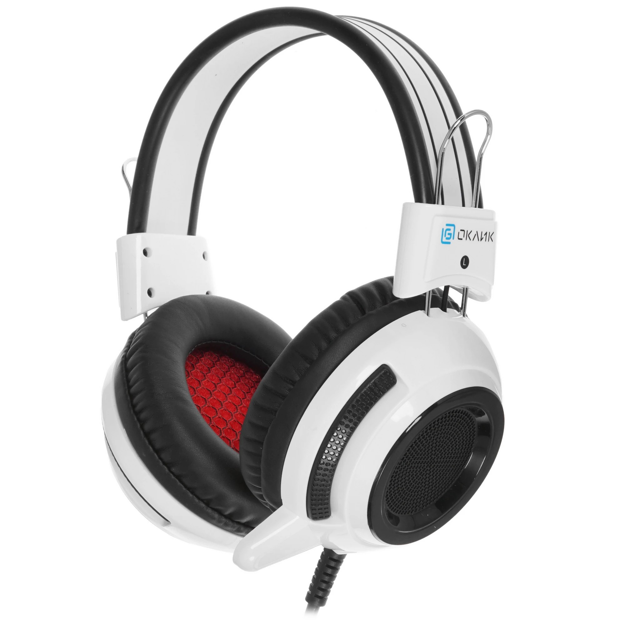 Повреждение упаковки Oklick HS-G300 белый/черный {2.5м мониторы оголовье (AH-V1W)} [361558] арт. 361558_DP