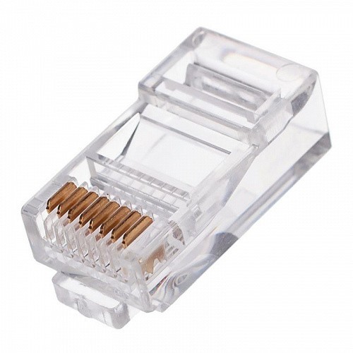 Cablexpert Вилка RJ-45 (8P8C) универсальная. кат.5e. со сквозным отверстием  (10 шт.) (LC-PTU-01/10)