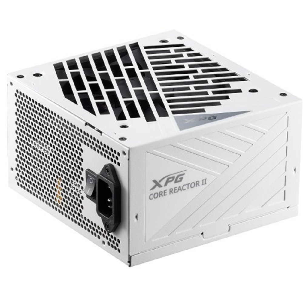 XPG CORE REACTOR II 850 white (ATX 3.1 850W, Full Modular, PWM 120mm FDB fan, Active PFC, DC to DC,Half-Bridge &amp; LLC converter, 80+ GOLD, all Japanese capasitors, белый ) RET