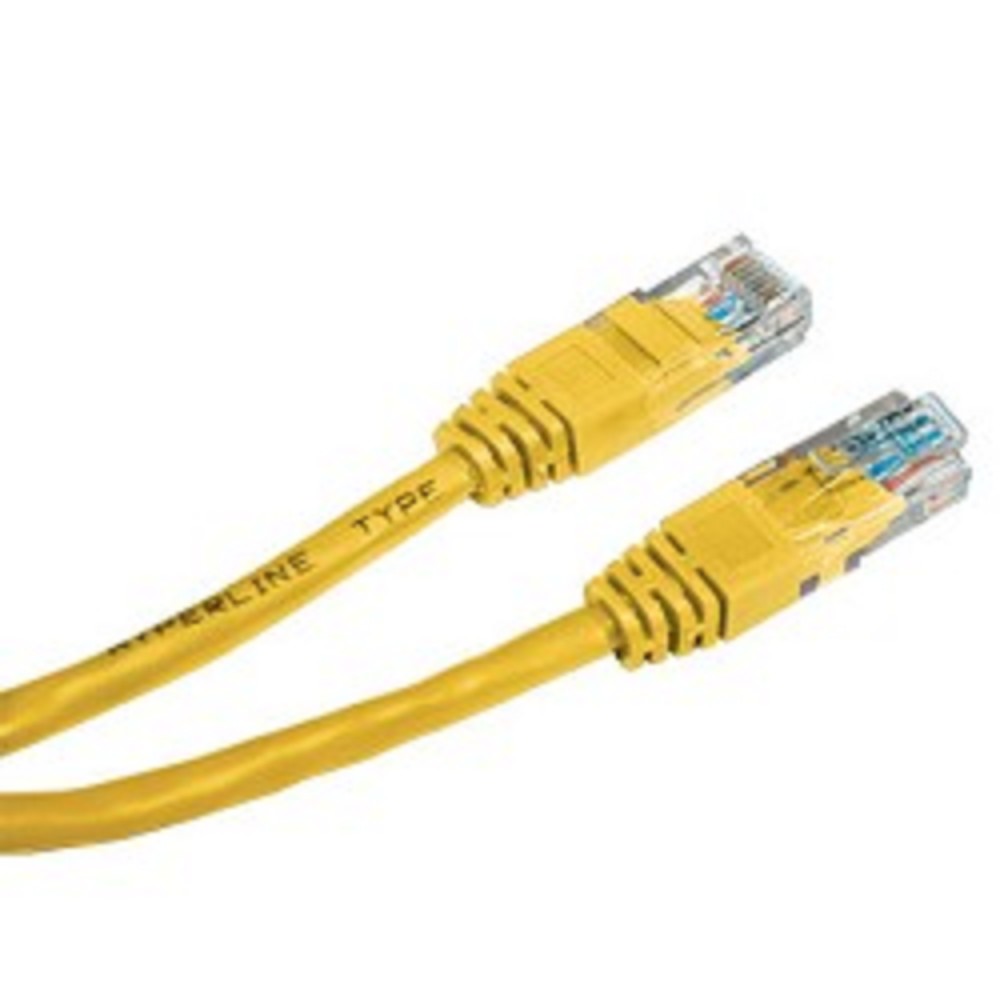 Cablexpert Патч-корд UTP PP12-2M/Y кат.5, 2м, литой, многожильный (желтый)