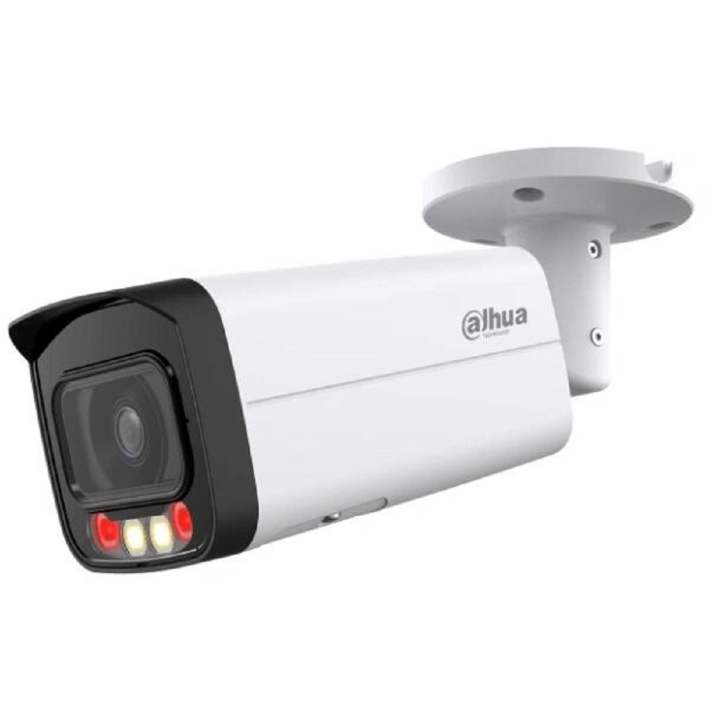 DAHUA DH-IPC-HFW2249TP-AS-IL-0360B Уличная цилиндрическая IP-видеокамера SmartDualLight 2Мп, 1/2.8” CMOS, объектив 3.6мм, видеоаналитика, микрофон, ИК 60м, LED 50м, IP67, металл