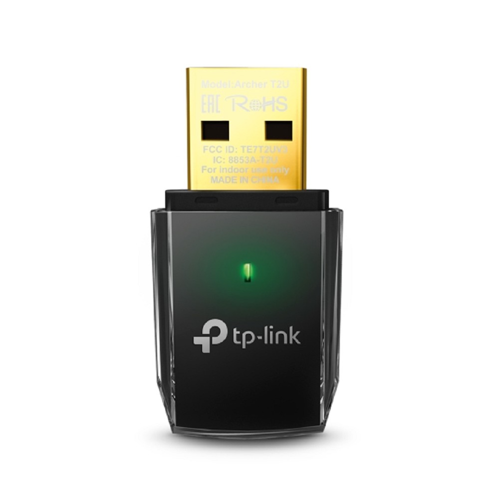 TP-Link Archer T2U Компактный двухдиапазонный USB-адаптер с поддержкой Wi-Fi AC600