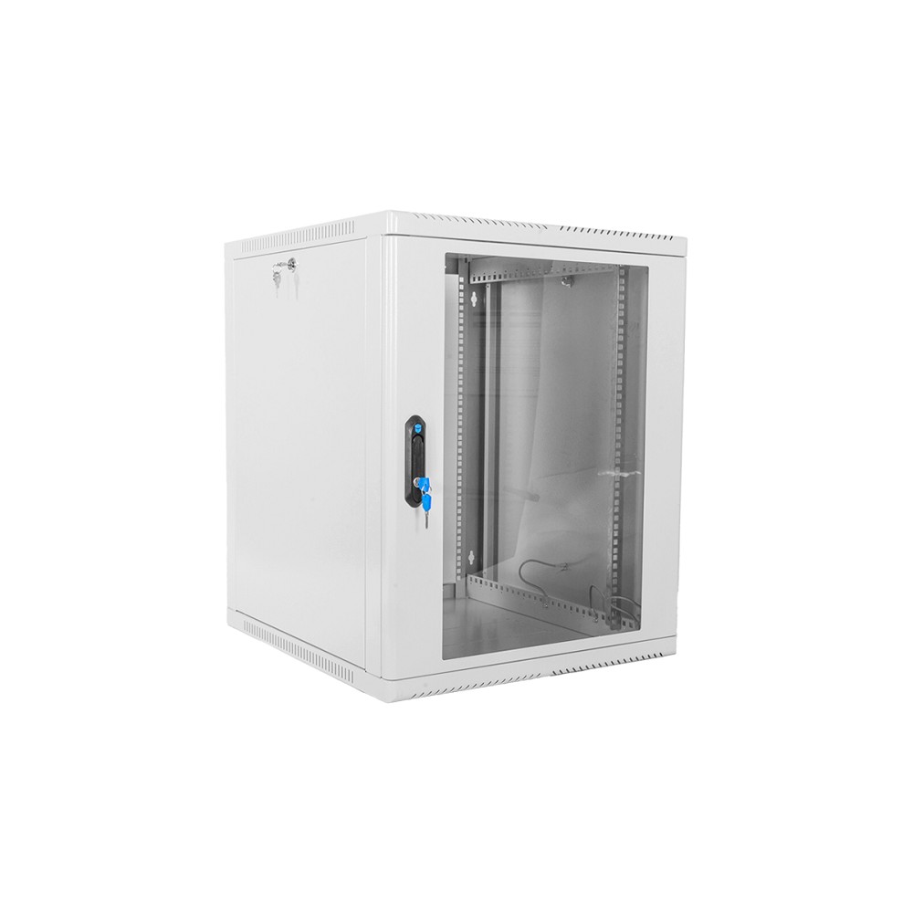 ЦМО Шкаф телекоммуникационный настенный сварной 12U (600 x 350) съёмные стенки, дверь стекло, ШРН-12.350