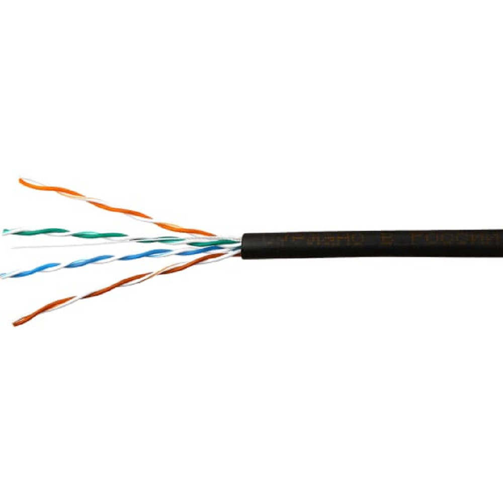 SkyNet Кабель UTP outdoor 4x2x0,51, медный, FLUKE TEST, кат.5e, однож., (305м) box, черный [CSP-UTP-4-CU-OUT](АК5018342/1693221)