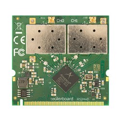 MikroTik R52HnD Плата, miniPCI, 2x2 MIMO, MMCX, 26 дБм, 2.4/5 ГГц